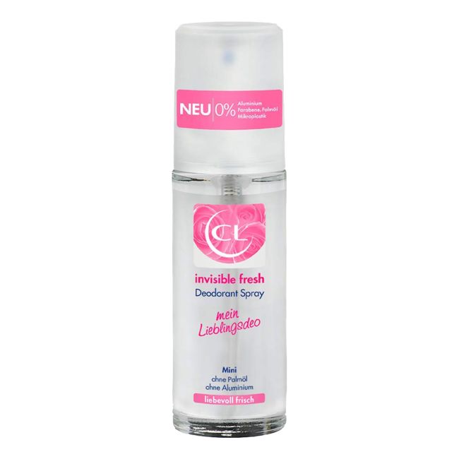 CL INVISIBLE FRESH MINI purškiamasis moterų dezodorantas, 20 ml