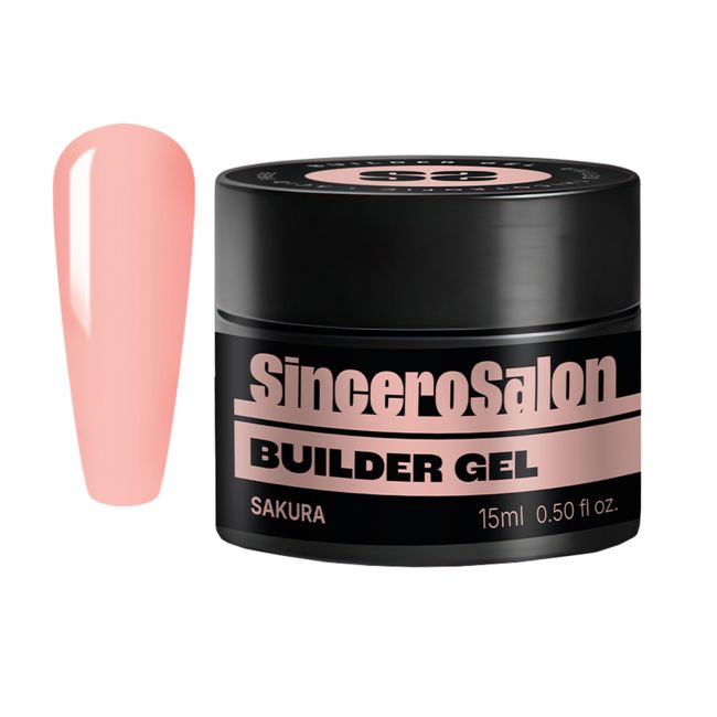 SINCERO SALON UV/LED BUILDER nagų gelis, 15 ml