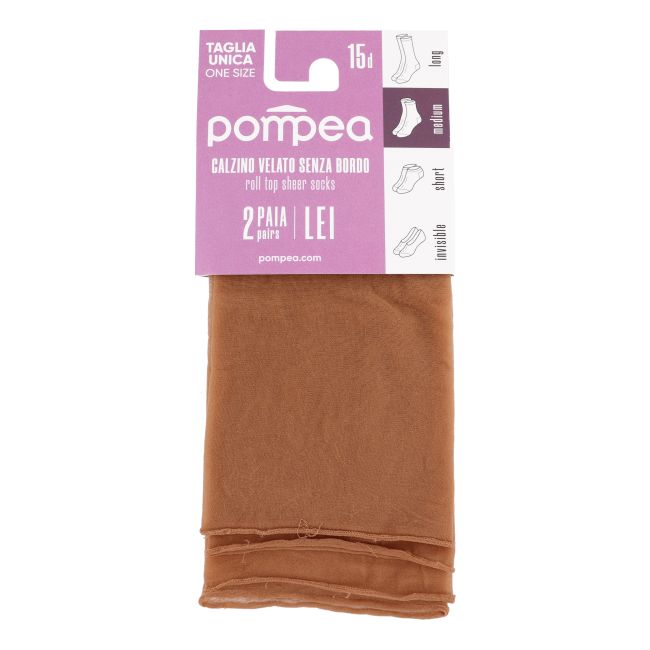 POMPEA TAGLIA UNICA ONE SIZE 15 DEN kojinės (2 poros)
