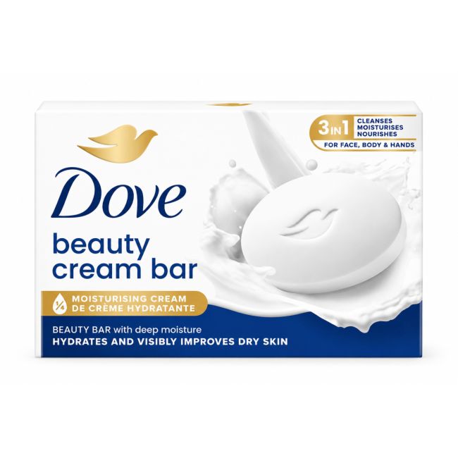 DOVE BEAUTY CREAM BAR tualetinis muilas, 90 g