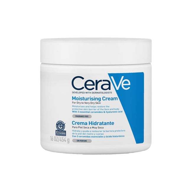 CERAVE MOISTURISING veido ir kūno kremas, 454 g