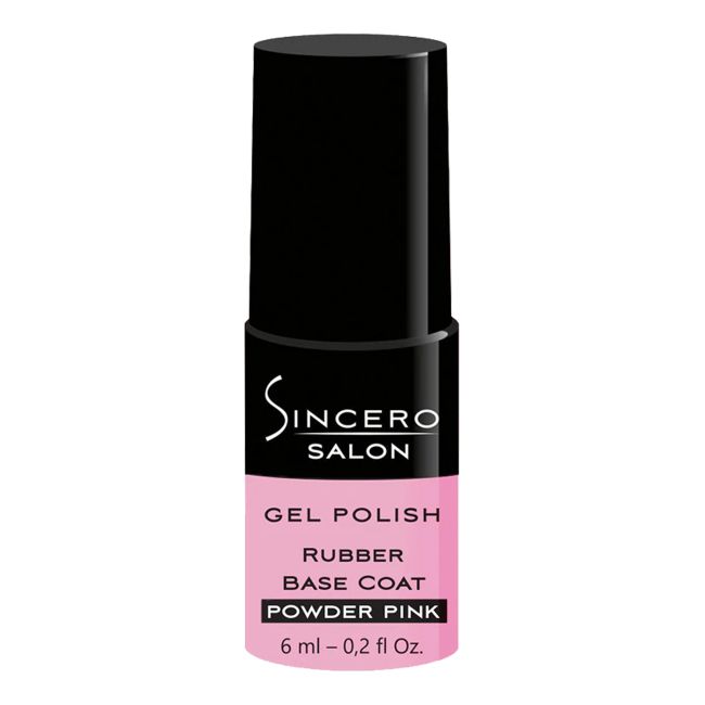 SINCERO SALON UV/LED RUBBER nagų lako pagrindas, 6 ml