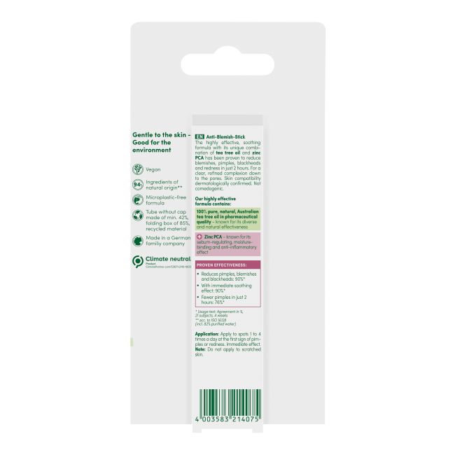 ALKMENE MY TEA TREE OIL ANTI BLEMISH STICK veido želė, 15 ml