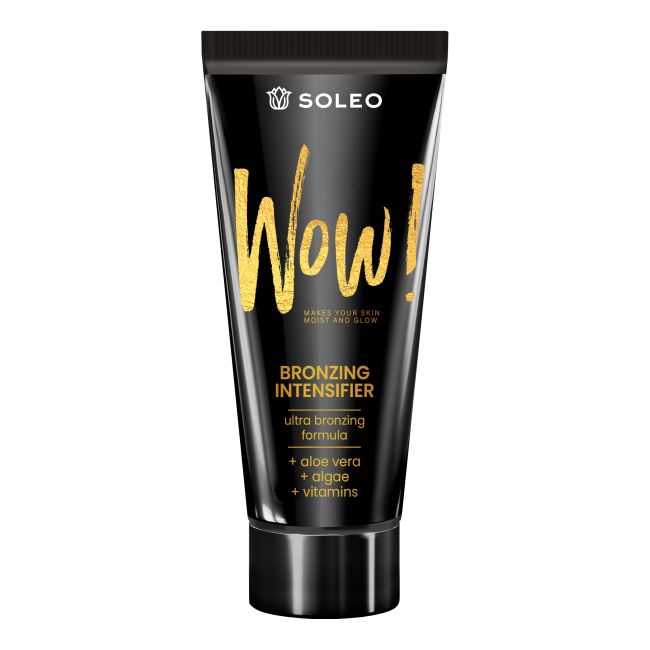 SOLEO WOW! BRONZING INTENSIFIER soliariumo įdegio losjonas, 150 ml