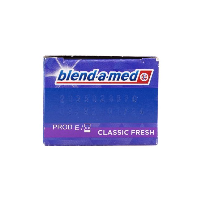 BLEND A MED 3D WHITE CLASSIC FRESH dantų pasta, 75 ml
