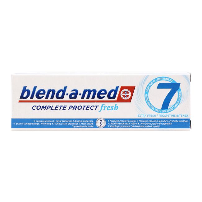BLEND A MED COMPLETE PROTECT 7 EXTRA FRESH dantų pasta, 75 ml