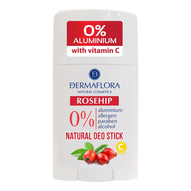 DERMAFLORA ROSEHIP pieštukinis dezodorantas, 50 ml