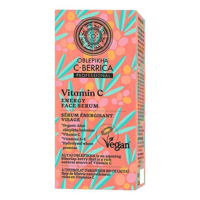 OBLEPIKHA C-BERRICA VITAMIN C ENERGY veido serumas, 30 ml
