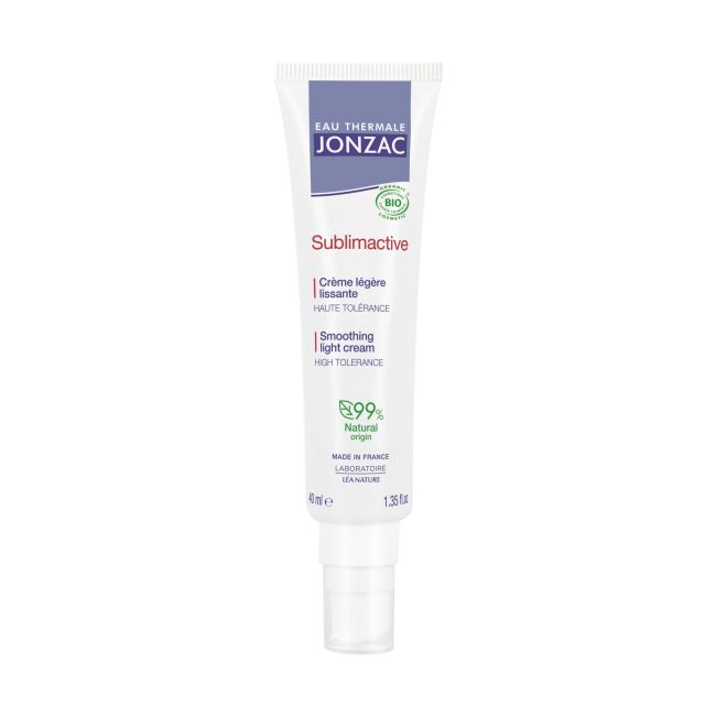EAU THERMALE JONZAC SUBLIMACTIVE ANTI-AGING SMOOTHING LIGHT veido kremas, 40 ml