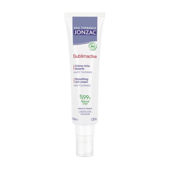 EAU THERMALE JONZAC SUBLIMACTIVE ANTI-AGING SMOOTHING RICH veido kremas, 40 ml
