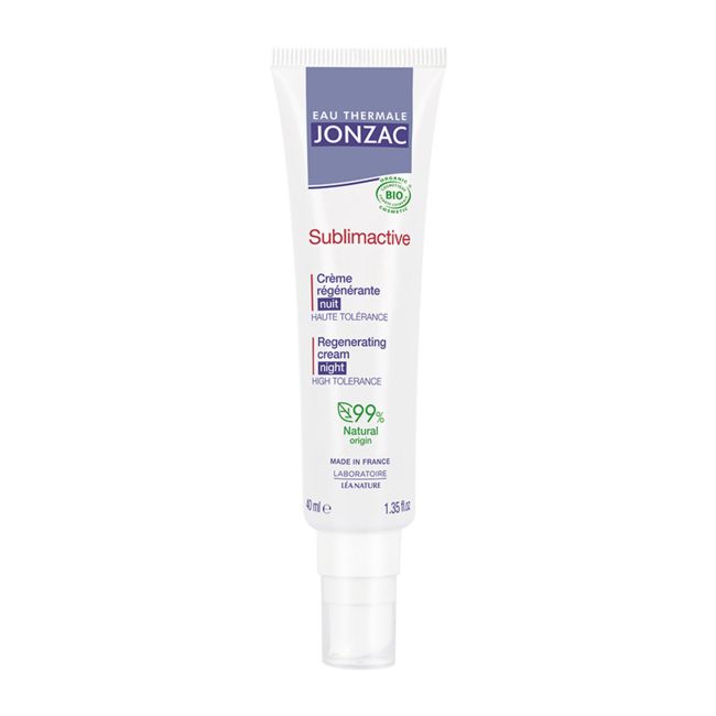 EAU THERMALE JONZAC SUBLIMACTIVE REVITALIZING naktinis veido kremas, 40 ml