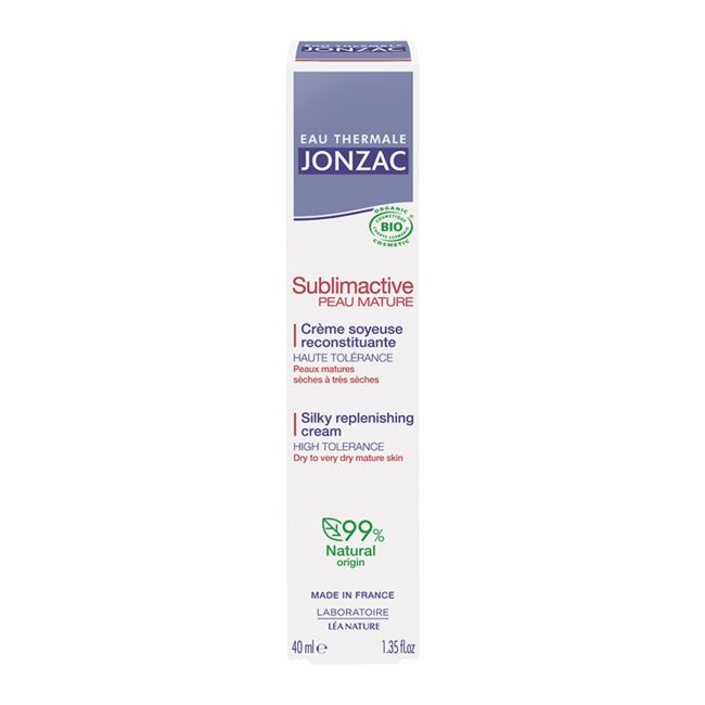 EAU THERMALE JONZAC SUBLIMACTIVE SILKY REPLENISHING veido kremas, 40 ml