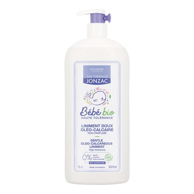 EAU THERMALE JONZAC BABE BIO OLEO-CALCAREOUS LINIMENT valomasis kremas, 1 L