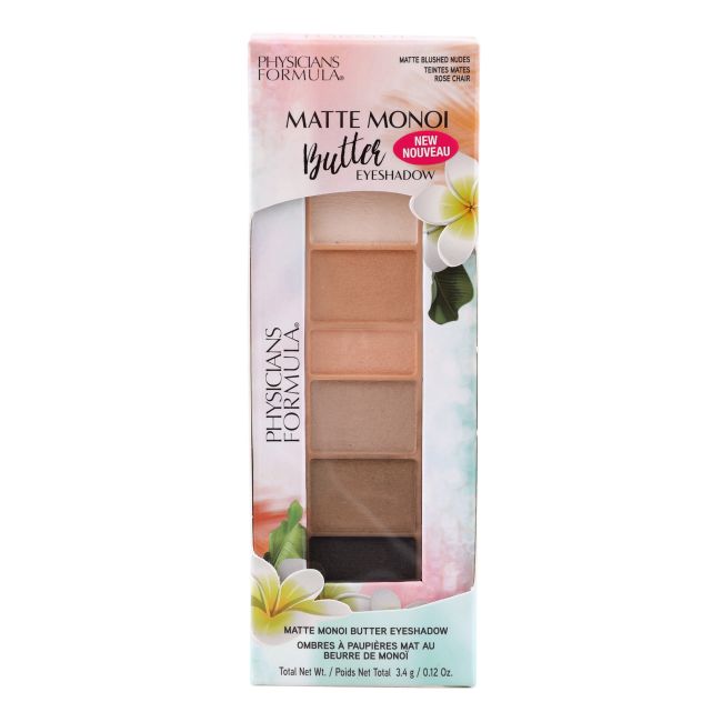 PHYSICIANS FORMULA MATTE MONOI BUTTER akių vokų šešėlių paletė, 3,4 g