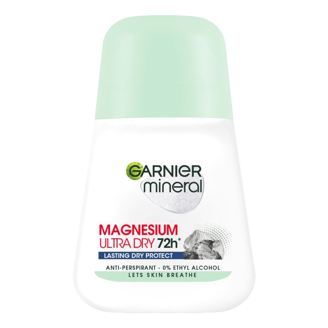 GARNIER MINERAL MAGNESIUM ULTRA DRY 72H rutulinis dezodorantas, 50 ml