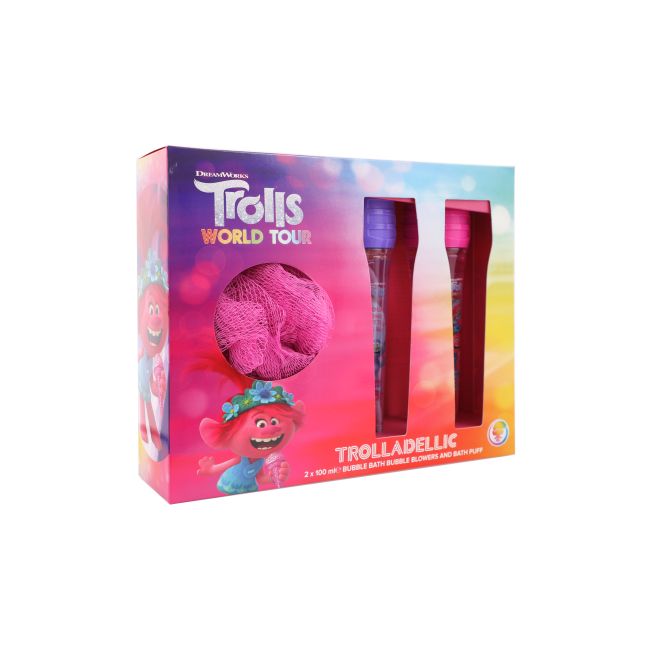 TROLLS WORLD TOUR vaikų vonios priemonių rinkinys