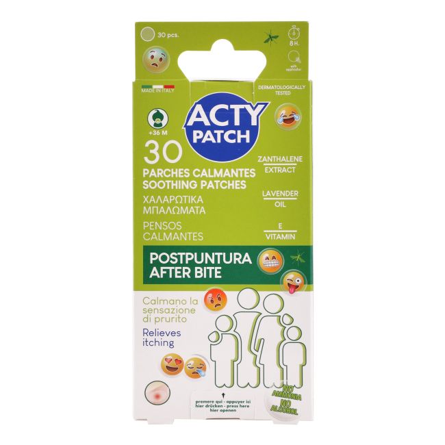 ACTY PATCH POSTPUNTURA AFTER BITE pleistrai nuo išorinių veiksnių (30 vnt.)