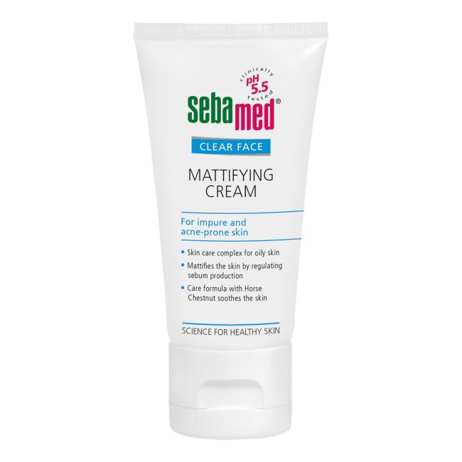 SEBAMED CLEAR FACE MATTIFYING veido kremas, 50 ml