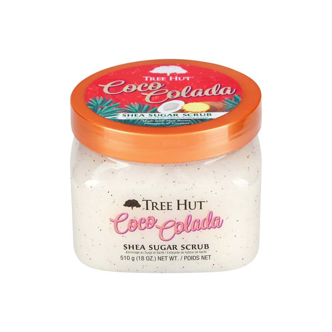 TREE HUT COCO COLADA SHEA SUGAR kūno šveitiklis, 510 g