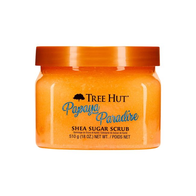 TREE HUT PAPAYA PARADISE SHEA SUGAR kūno šveitiklis, 510 g