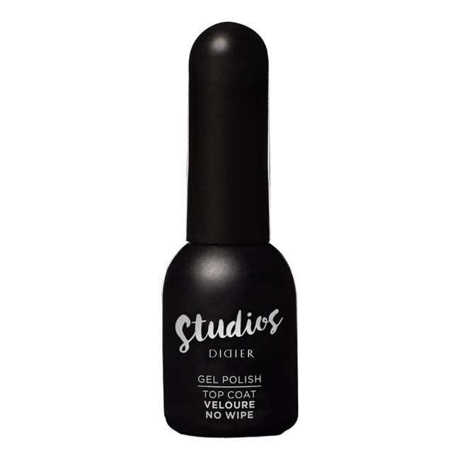 STUDIOS DIDIER VELOURE NO WIPE viršutinis gelinio nagų lako sluoksnis, 8 ml