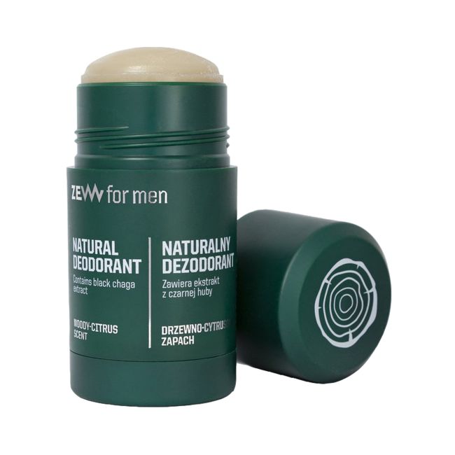 ZEW FOR MEN NATURAL pieštukinis dezodorantas, 80 g