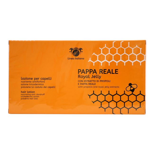 LINEA ITALIANA ROYAL JELLY plaukų losjonas ampulėse (12 x 10 ml)