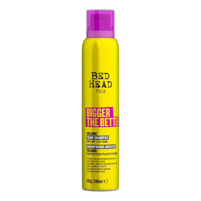 TIGI BED HEAD BIGGER THE BETTER VOLUME plaukų putos šampūnas, 200 ml