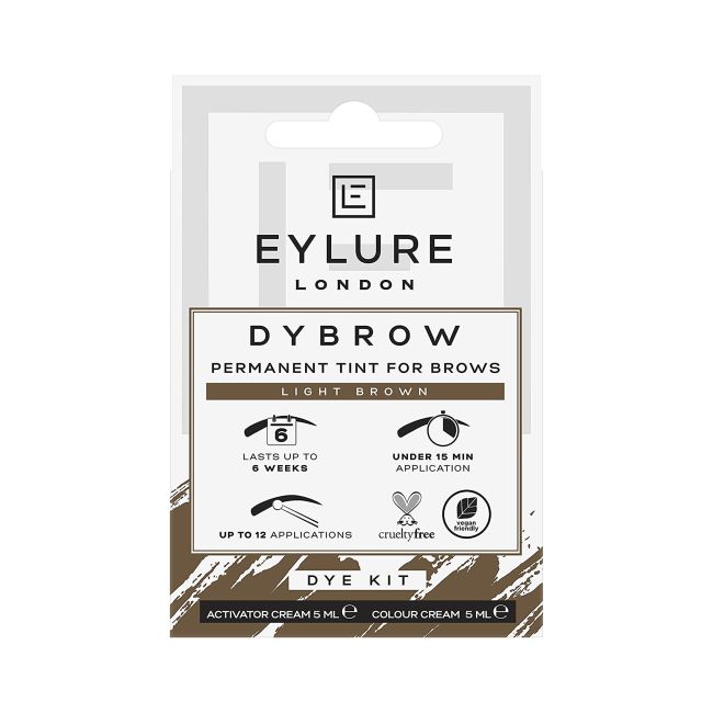 EYLURE DYBROW LIGHT BROWN rinkinys antakiams dažyti (2 x 5 ml)