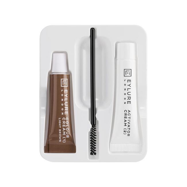 EYLURE DYBROW LIGHT BROWN rinkinys antakiams dažyti (2 x 5 ml)