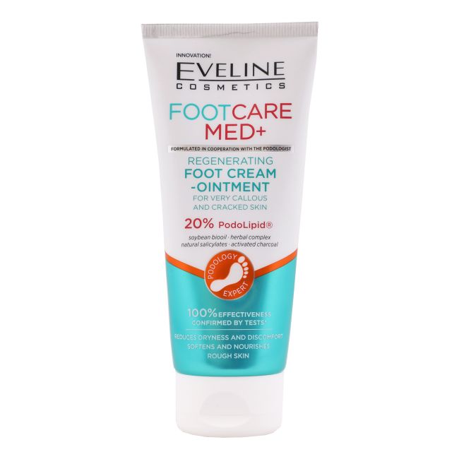 EVELINE FOOT CARE MED+ REGENERATING pėdų kremas, 100 ml