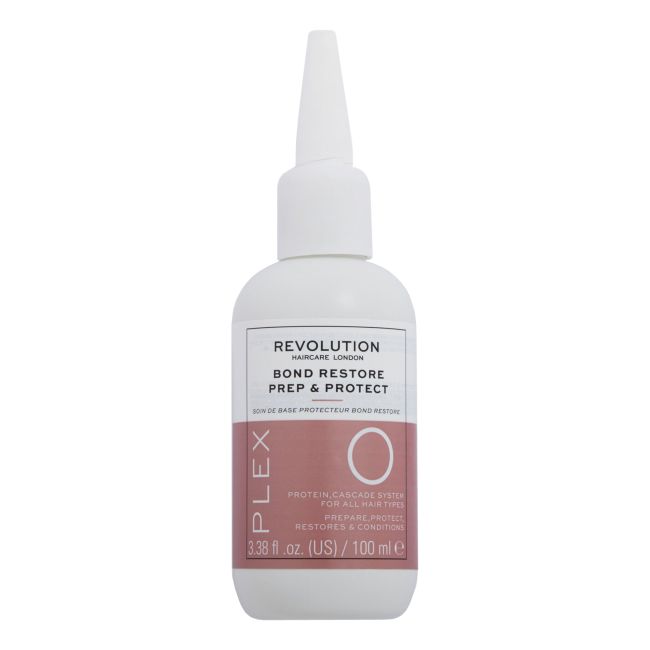 REVOLUTION BOND RESTORE PREP & PROTECT PLEX 0 atkuriamoji plaukų priemonė, 100 ml