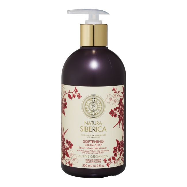 NATURA SIBERICA SOFTENING skystasis kreminis muilas, 500 ml