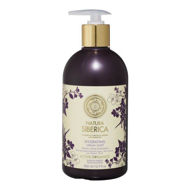 NATURA SIBERICA HYDRATING skystasis kreminis muilas, 500 ml