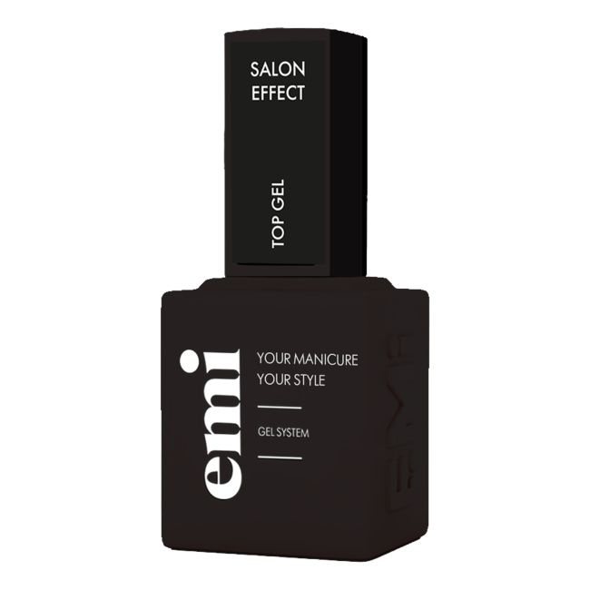 E.MILAC SALON EFFECT gelinio nagų lako viršutinis sluoksnis, 9 ml