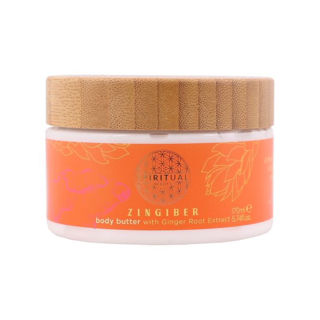 SPIRITUAL ZINGIBER kūno sviestas, 170 ml