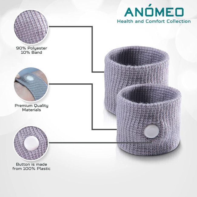 ANOMEO COMFORT apyrankės nuo judesio ligos ir pykinimo