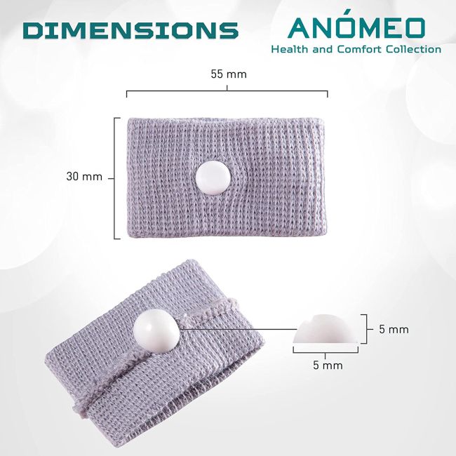 ANOMEO COMFORT apyrankės nuo judesio ligos ir pykinimo