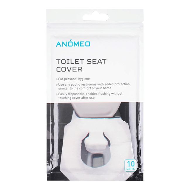 ANOMEO vienkartiniai klozeto sėdynės užvalkalai (10 vnt.)