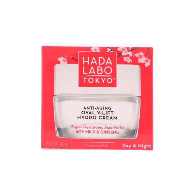 HADA LABO TOKYO ANTI-AGING OVAL V-LIFT HYDRO dieninis ir naktinis kremas, 50 ml