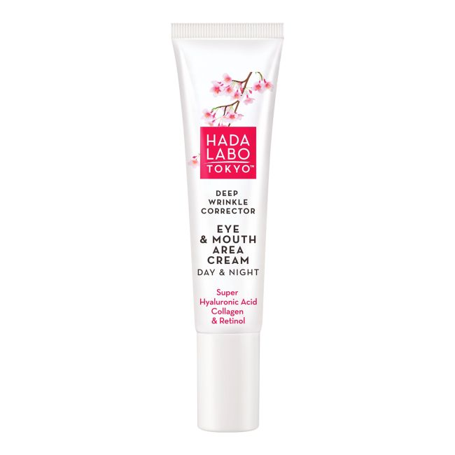 HADA LABO TOKYO DEEP WRINKLE CORRECTOR akių ir burnos srities kremas, 15 ml