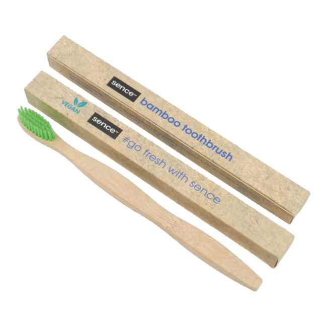 SENCE BAMBOO MEDIUM dantų šepetėliai (3 vnt.)