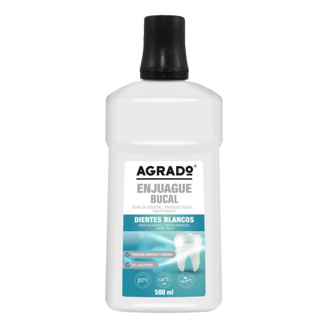 AGRADO ENJUAGUE BUCAL burnos skalavimo skystis, 500 ml
