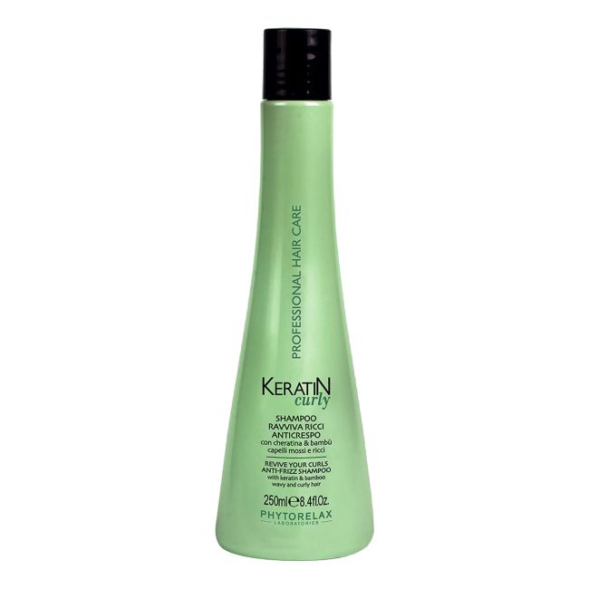 PHYTORELAX KERATIN CURLY plaukų šampūnas, 250 ml