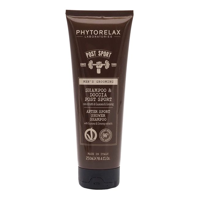 PHYTORELAX MEN AFTER SPORT plaukų ir kūno šampūnas, 250 ml