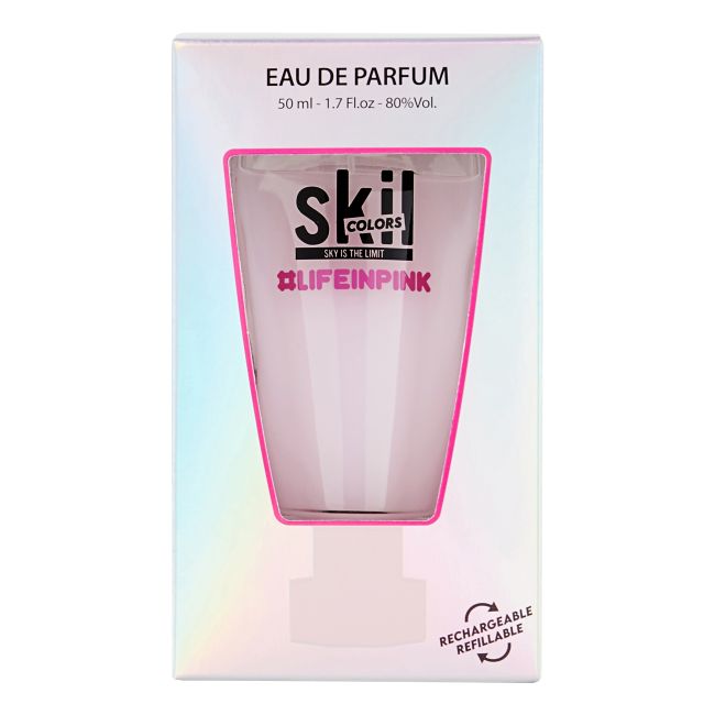 SKIL COLORS LIFE IN PINK parfumuotas vanduo moterims, 50 ml