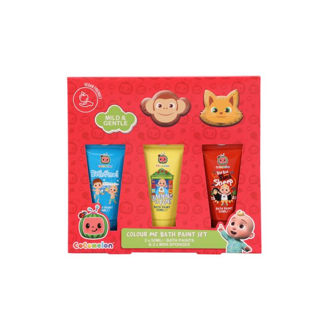 COCOMELON MILD & GENTLE vaikų vonios dažų rinkinys