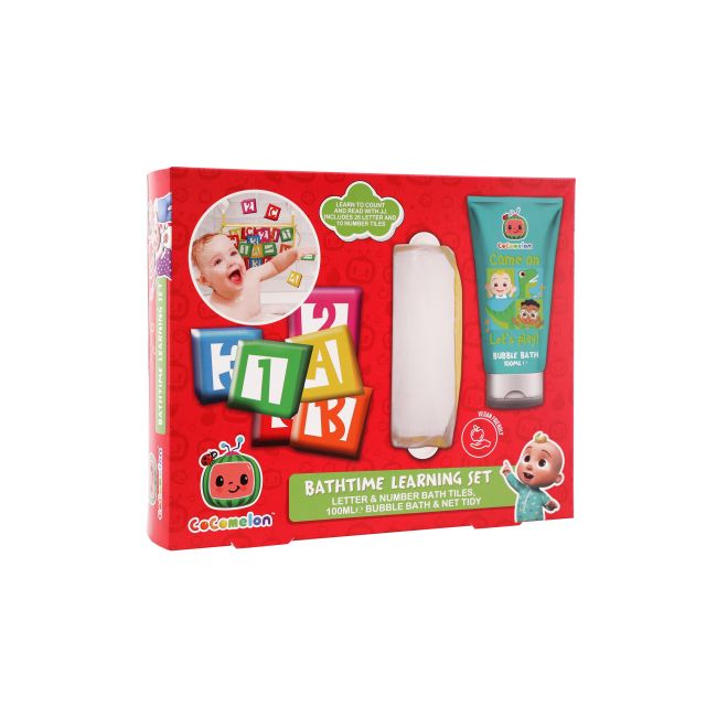 COCOMELON BATHTIME LEARNING vaikų vonios priemonių rinkinys