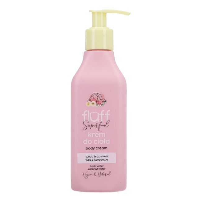FLUFF BANANA & WATERMELON kūno kremas, 200 ml