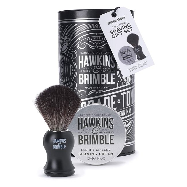 HAWKINS & BRIMBLE THE ULTIMATE SHAVING vyrų dovanų rinkinys